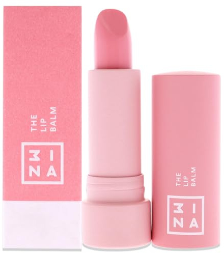 3INA MAKEUP - The Lip Balm - Rosa - Bálsamo labial hidratante - Reparador labial con manteca de Karité y Vitaminas - Cacao labial para labios agrietados y resecos - - Vegan - Cruelty Free