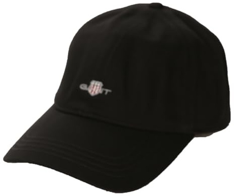 GANT Unisex High Cotton Twill Cap, Schwarz, L-XL EU