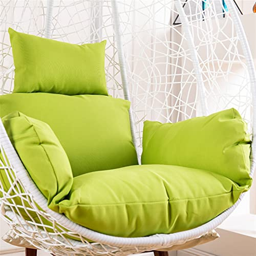 Earnmore Housse de Coussins de Chaise d'oeuf, Housse de Coussins de Chaise de balançoire Suspendue, Housse de Remplacement de Chaise de Panier Suspendu (sans Rembourrage), Green