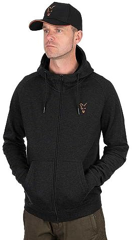 Fox Collection Lw Hoody Black & Orange - Angelpullover