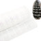 1 Pieza de Decoración para árbol de Navidad, Cinta Navideña Artesanal para árbol de Navidad, Guirnalda, Lazo, Corona de Pascua, Decoración para Fiesta de Boda, 26 cm x 9,14 m, Blanco + Color Brillante