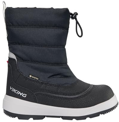 Viking Toasty Pull-on Warm GTX, Unisex Snow Boot - Barn och tonåringar, Svart, 22 EU Larga