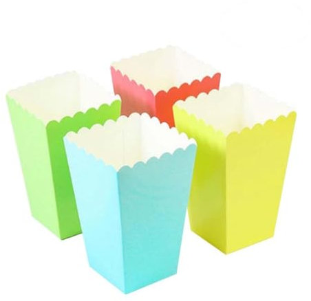 FUNOMOCYA Boîtes À -corn Cartons En Papier Décoratifs Pour De Fête Friandises Pour Soirée Cinéma
