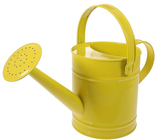MILISTEN Garten gießkanne Mini Wasserkocher Mini-Pflanze Werkzeug Wasserkrug Outdoor-Gießkanne Orangefarbener Blumentopf Bonsai Gießeimer Garteneimer Spritzgerät Kind Spielzeugset Eisen