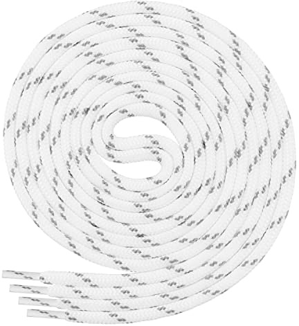 Di Ficchiano 1 o 2 pares de cordones redondos de 4,5 mm de diámetro para zapatos de trabajo, trekking, botas, cordones muy resistentes, 70 cm - 220 cm de longitud, poliéster I Shoe Laces