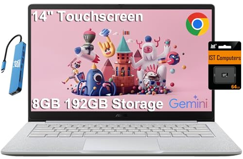 ASUS Chromebook Flip CR1 2 in 1 Laptop (display touch da 11,6 pollici, Intel Celeron N5100, 4 GB di RAM, 160 GB), resistente, impermeabile per studenti e casa,