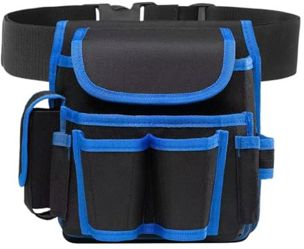 Ceinture Porte-Outils | Ceinture de Travail Réglable Résistante en Oxford,Sacoches Multifonctions pour Jardinage, Bricolage, Toiture, Électricité, Plomberie et Camping
