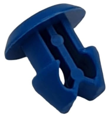 Rivetti Porta Targa in Nylon (Plastica), Facili da Montare, per Fissaggi Targhe, Dimensione Standard, Adatto per Auto, Moto, Furgone - Plastic Hardware Store (50, Blu)