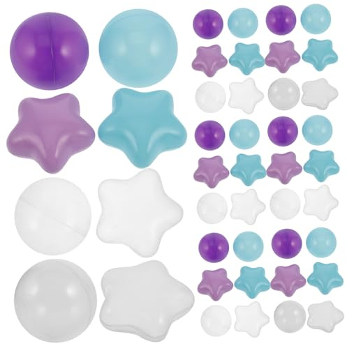 KONTONTY 100 Bolas Plásticas con Forma de Piscina, para Bebés y Niños, Adecuado para Fiestas y Espectáculos