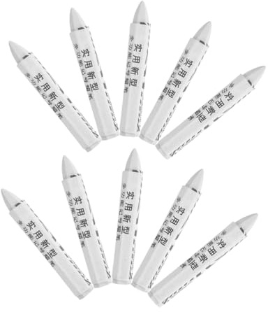 DIYEAH 10pcs Waterproof Tire Marking Crayons for Car and Motorcycle Sturdy Auto Marker Pens Oil-Based Ink for Tire Lettering and Repair