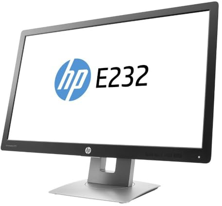 HP LCD EliteDisplay 23 E232 / Black/Silver / 1920x1080, 1000:1, 250 cd / m2,DisplayPort, USB Hub, AG (Generalüberholt)