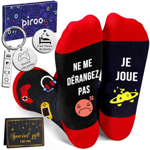 Chaussettes Drôles Homme Rigolote avec Porte-clés Chaussette Jeu Amusantes Fantaisie Cadeaux Nouveauté pour Homme Cadeau Noël Papa Amie Famille Fête des Pères