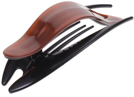 Healifty Flat Hair Clips for Women with Acetate Sheet Material, Chic Design and Comfortable Lightweight Hair Claw Clips for Banquets and Celebrations