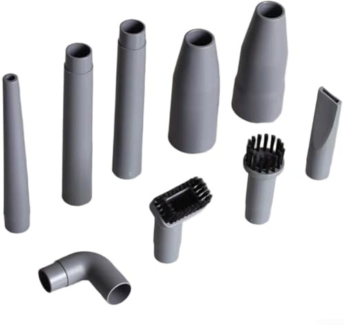Kit di accessori per aspirapolvere e spazzola per aspirapolvere, compatibile con tubi da 32 mm e 35 mm per pulire tappezzeria, tende e spazi ristretti