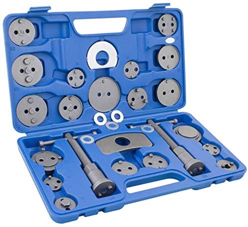 REPOSICIONADOR DE PISTONES DE FRENOS DE 24 + 5 PIEZAS para cambiar las pastillas o zapatas de freno