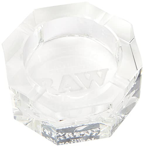 RAW 18419 Crystal Glass Ashtray, Kristallglas, Transparent, Medium