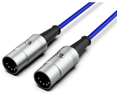 Audibax Pro Cable Midi Profesional 3 Metros Azul
