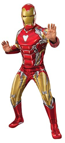 Rubie's Official Marvel Avengers Endgame Iron Man Deluxe Costume, Adult Superhero Fancy Dress
