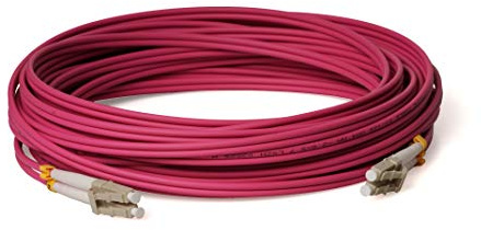 CONBIC® Câble à fibre optique LWL - 20 m OM4 LC vers LC mâle - Câble patch Duplex 50/125 - Fibre optique (20)