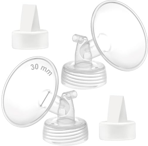 Maymom 30mm Flange Valve Compatible with Spectra S1 S2 9 Plus Not Original S1 Accessories Not Original Pump Parts Replace 30mm Spectra Flange and Duckbill Valve
