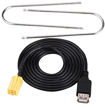 Yctze Auto MINI-ISO 6Pin Connettore Spina Cavo adattatore USB per adatto per Alfa adatto per Romeo adatto per Grande Punto auto mini iso spilli connetto usb grande punto,usb per grande