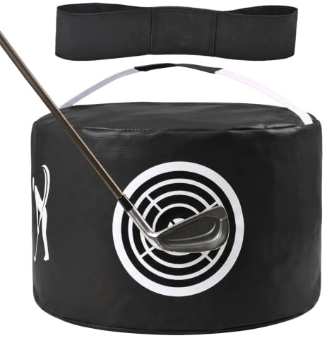 VEASAERS Golf Impact Bags Power Smash Hitting Bag with Arm Band Upgrade Swing Trainer Trainingshilfen Wasserdicht Langlebig Geschenke für Männer Frauen Golf Impact Bags
