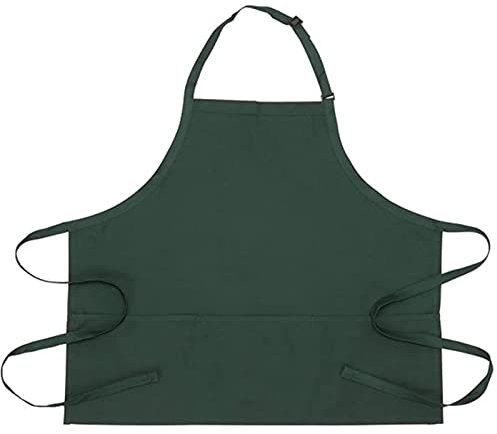 BATTTX Arbeiten Schürze,Tischlerschürze Schweißerschürze Wasserfest Canvas Werkzeugschürze Herren Damen, Mann & Frau, Perfekt For Garten Keramik Werkstatt Garage