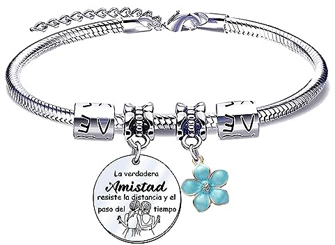 JRZDFXS Regalos de Amistad Pulseras Amigas para Mujeres - Regalos de Graduación y Cumpleaños, Regalos Creativos para Amigos (5)