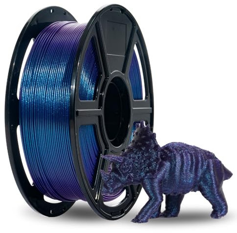 FLASHFORGE Hochgeschwindigkeits-Chamäleon PLA Multicolor Nebula Purple, Max 500mm/s schnelles Drucken, PLA Color Shift Filament 1.75mm, ändert die Farbe mit Licht und Winkel, Top-Notch Filament