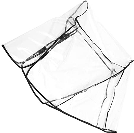 Beatifufu Universeller Regenschutz für Großen Doppelkinderwagen aus Eva Material Praktische und Schützende Regenschutzhülle Geeignet für Geschwisterwagen