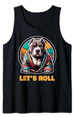Bulldogge BJJ Gi Brazilian Jiu Jitsu Kampfkunst Let's Roll Tank Top