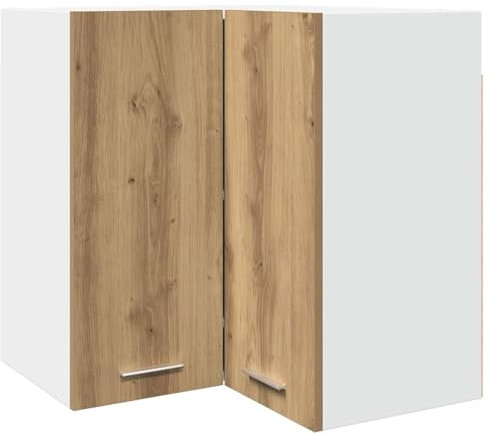 vidaXL Armario Colgante de Esquina “Lyon” Madera Roble Artisan