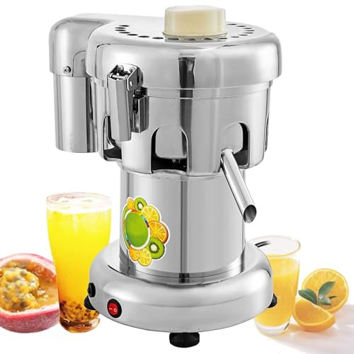 Centrifugaljuicer med 80 MM bred munmatränna, 550W kallpressjuicer, m/automatiskt slaggutlopp för frukt med högt näringsinnehåll och grönsaker (A)