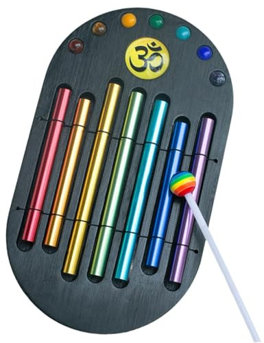 ＡＷＨＡＯ Windspiel Glocke Frühes Lernen 7 Ton Handspiel für Kinder Weihnachtsgeschenke