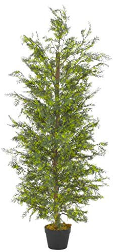 LUNWJJIP Ciprés Artificial, bonsái de ciprés Decorativo for el hogar
