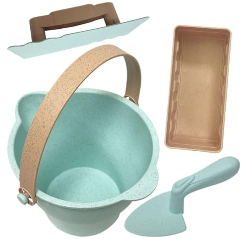 Kids Beach Toys - Play Sand Toys Set | Sands Box Castle Play Beaches Set | Sands Pail Set Bucket | Buckets Sand Toy Set Shovels Molds Sandbox Tool Kit With Mesh Bag For Outdoor