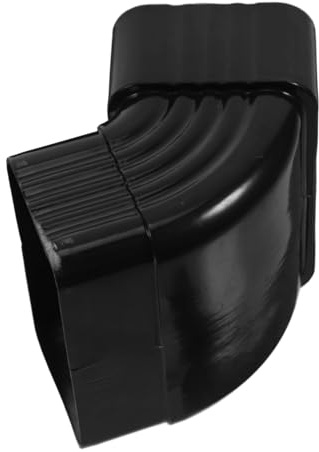 NUOBESTY Connettore Gomito Pluviale in Lega Di Alluminio Angolo Per Tubo Grondaia Resistente e Facile Da Installare