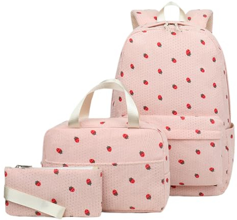 Genérico Mochila Infantil,Set de Mochila Escolar de - Portaalmuerzo Estuche Escolar Para Excursiones,Deporte Universidad Senderismo Excursion Camping Actividades Exteriores