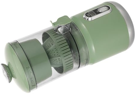 MUCKLILY Spremiagrumi Elettrico Portatile 600ml, Estrattore di Succo Compatto in Plastico, Multifunzione, per Casa e Ufficio