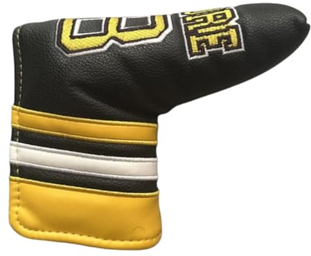 Happy Gilmore Syren Golf Putter Head Cover Premium Faux Leather Putter Protector Odyssey Fit Magnetic Closure Yellow Golf Club Cover