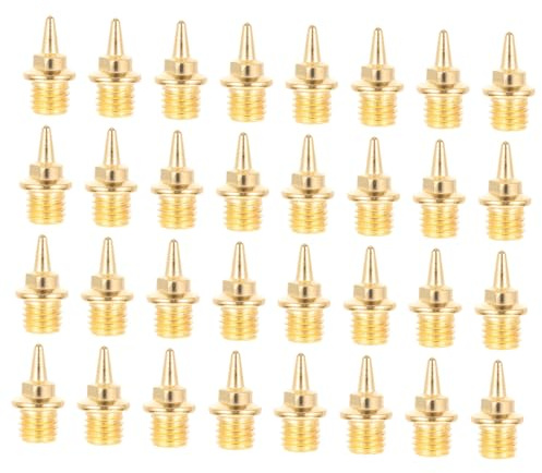 GOOHOCHY 32 Piezas Clavos Metálicos Antideslizantes para Zapatillas de Correr Pinchos Cortos para Atletismo Accesorios para Entrenamiento y de Velocidad