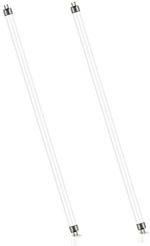 2-pack fluorescerande rör 13 W, 563 mm, T5 varmvit 3 000 K, bas G5, låg energiförbrukning, energibesparande nödbelysning, lämplig för kök, badrum, garderob, garage