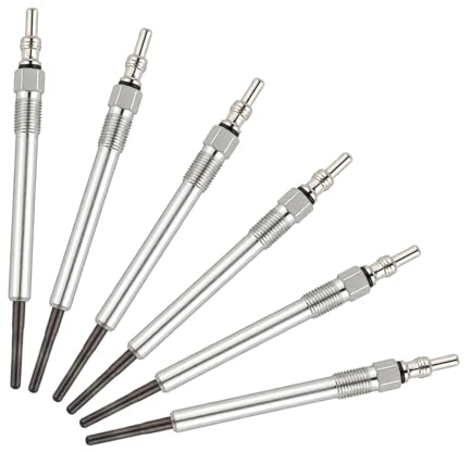 Glühkerzen 6er-Set für 2,7L/3,0L TDI-Motoren,kompatibel mit Audi A4/A5/A6/A7/A8, Q5/Q7, Porsche Cayenne/Macan sowie VW Touareg/Phaeton.