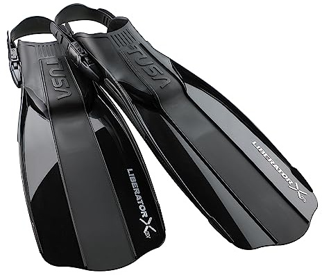 Tusa Liberator X Flossen, Schwarz