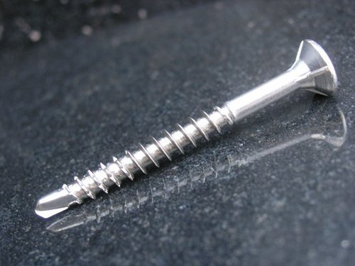 200 Stück Torx Edelstahl A2 Senkkopf Spanplattenschrauben mit Bohrspitze Ø 4,5 x 60 mm TX20