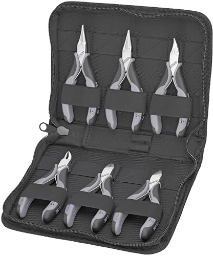 KNIPEX 00 20 17 6-Piece Electronic Pliers Set