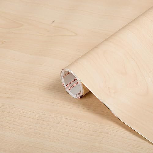 d-c-fix Pellicola Adesiva per mobili legno acero marrone PVC plastica vinile impermeabile decorativa per cucina, armadio, porta carta rivestimento 90 x 210 cm