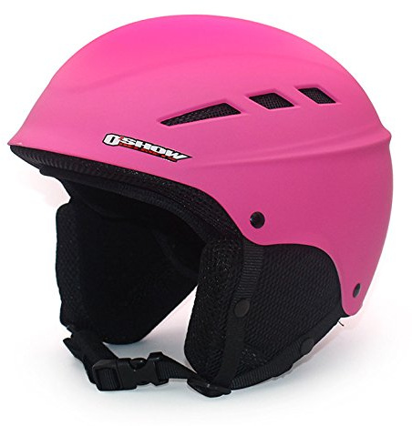 Woljay Ski helmet women/men Snowboard Helmet Windproof Ultralight Winter Snow Sports (Pink, M)