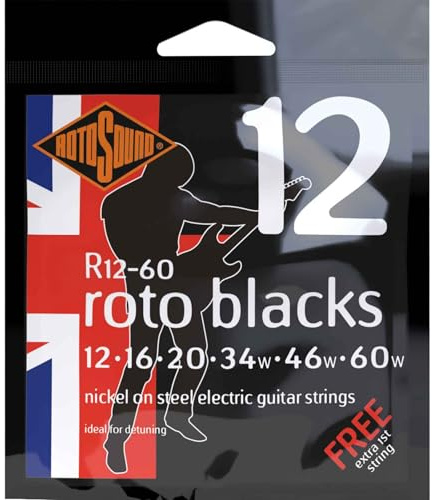 Rotosound R Roto E-Gitarre vernickelt Satz Custom gauge 12-60 R12-60