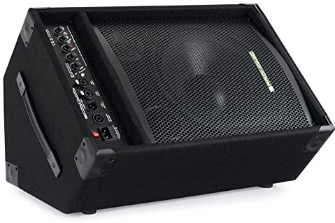 Pronomic KAM-12BT Aktiver Bühnenmonitor - PA Monitor Lautsprecher mit Bluetooth- 120 Watt (RMS), 3-Band-Equalizer - 12 Woofer - 3 Hochtöner